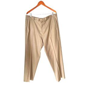 Perry Ellis Mens Tan Dress Pants Size 38x32
